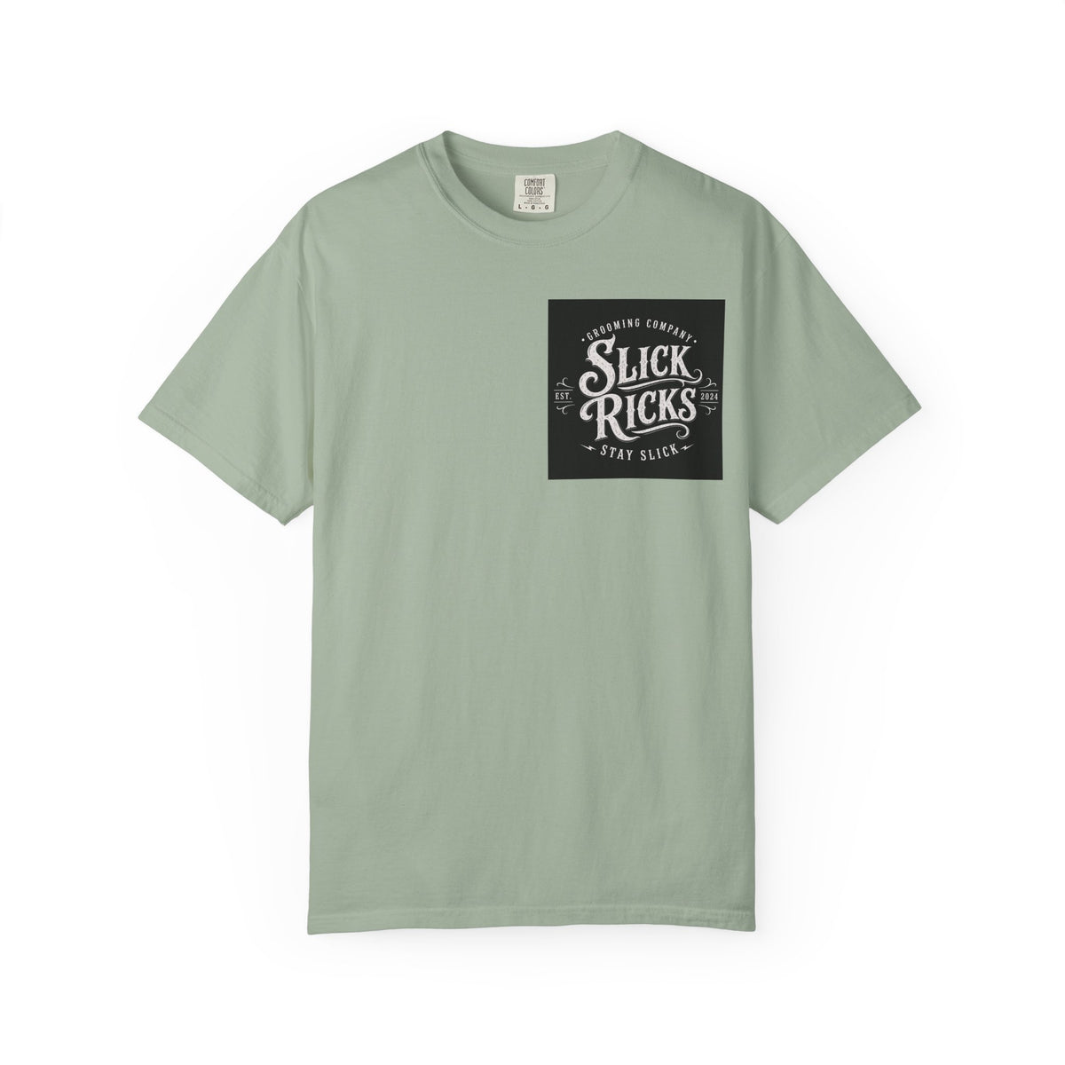 Slick Ricks Black Cat T-Shirt — Vintage Barber/Grooming Graphic Tee