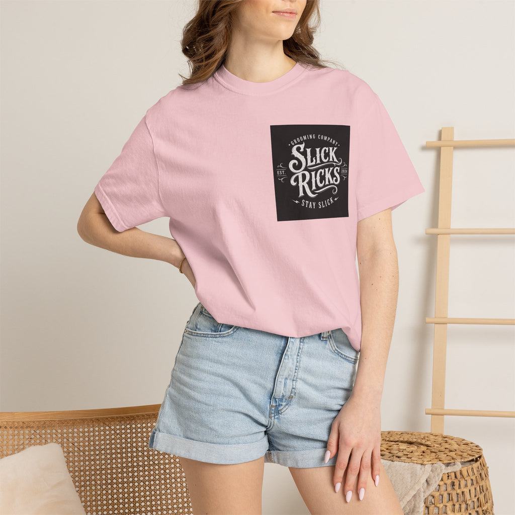 Slick Ricks Black Cat T-Shirt — Vintage Barber/Grooming Graphic Tee