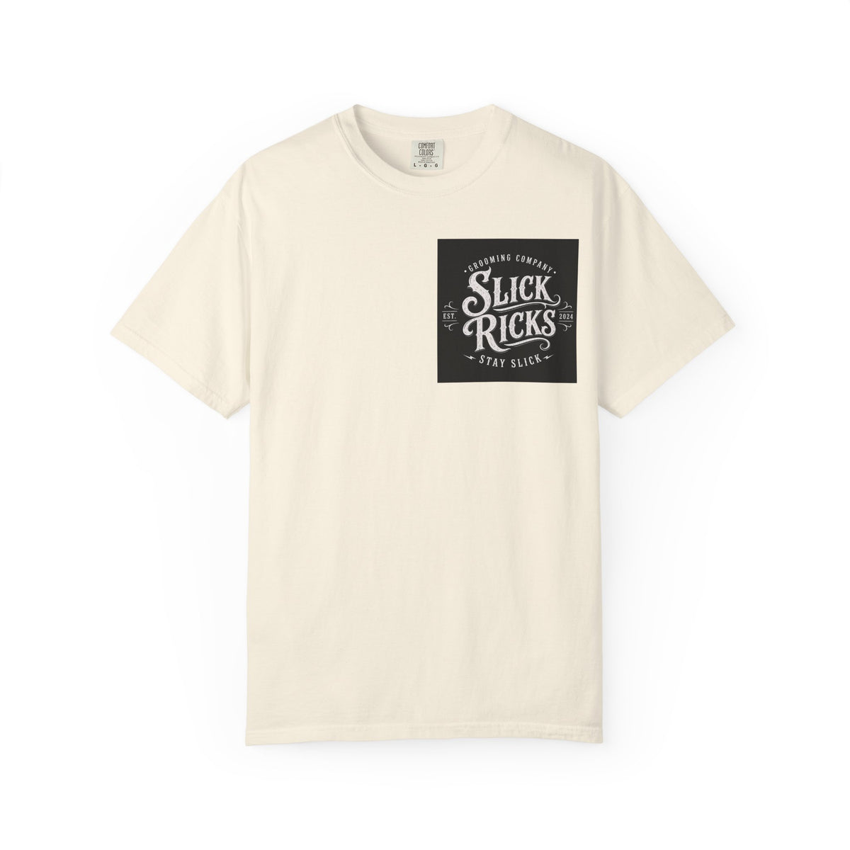 Slick Ricks Black Cat T-Shirt — Vintage Barber/Grooming Graphic Tee