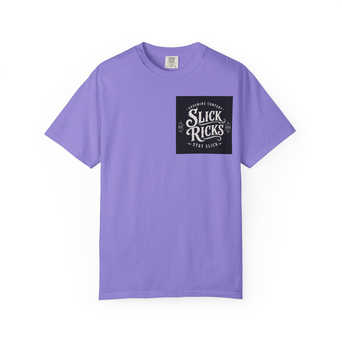 Slick Ricks Black Cat T-Shirt — Vintage Barber/Grooming Graphic Tee