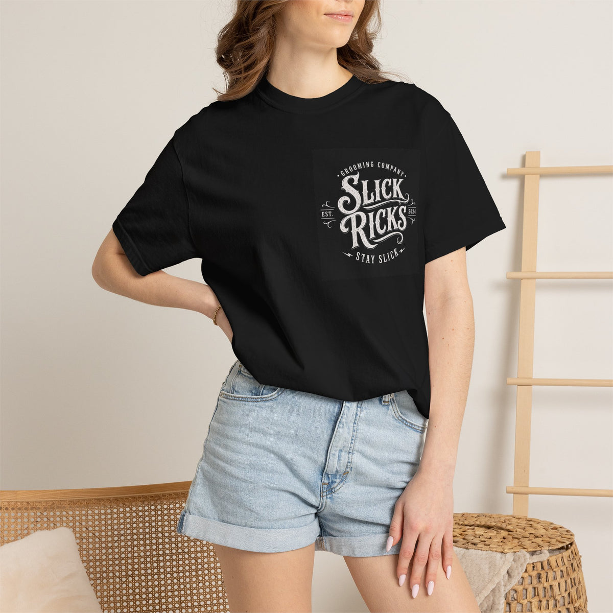 Slick Ricks Razor Ear T-Shirt — Vintage Straight Razor Ear Graphic Tee
