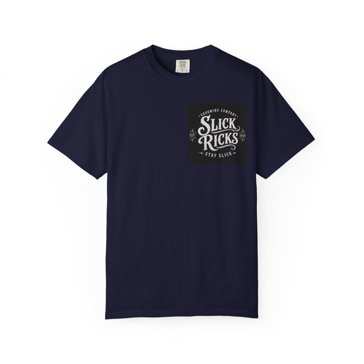 Slick Ricks Black Cat T-Shirt — Vintage Barber/Grooming Graphic Tee
