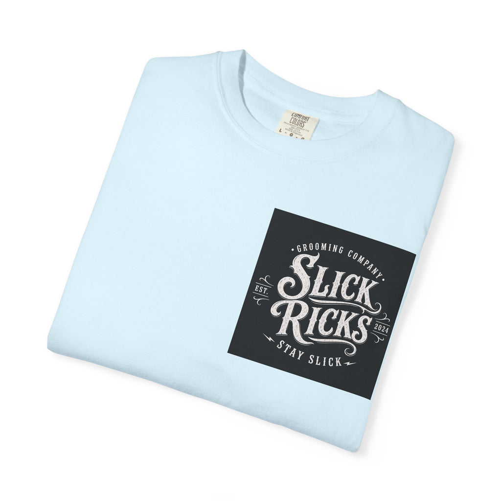 Slick Ricks Black Cat T-Shirt — Vintage Barber/Grooming Graphic Tee