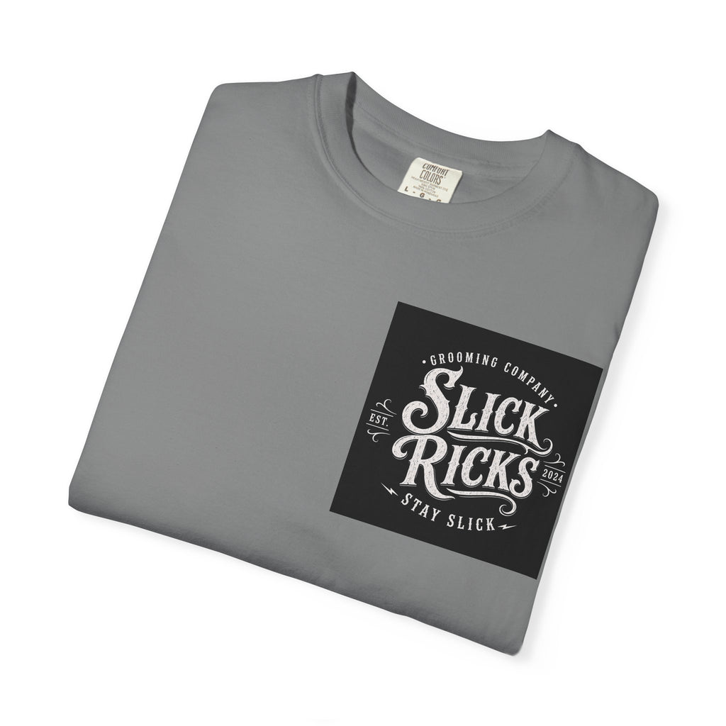 Slick Ricks Black Cat T-Shirt — Vintage Barber/Grooming Graphic Tee