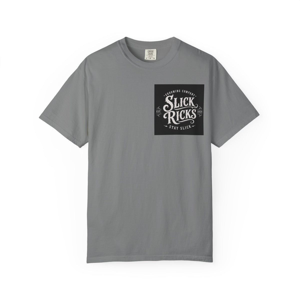Slick Ricks Black Cat T-Shirt — Vintage Barber/Grooming Graphic Tee