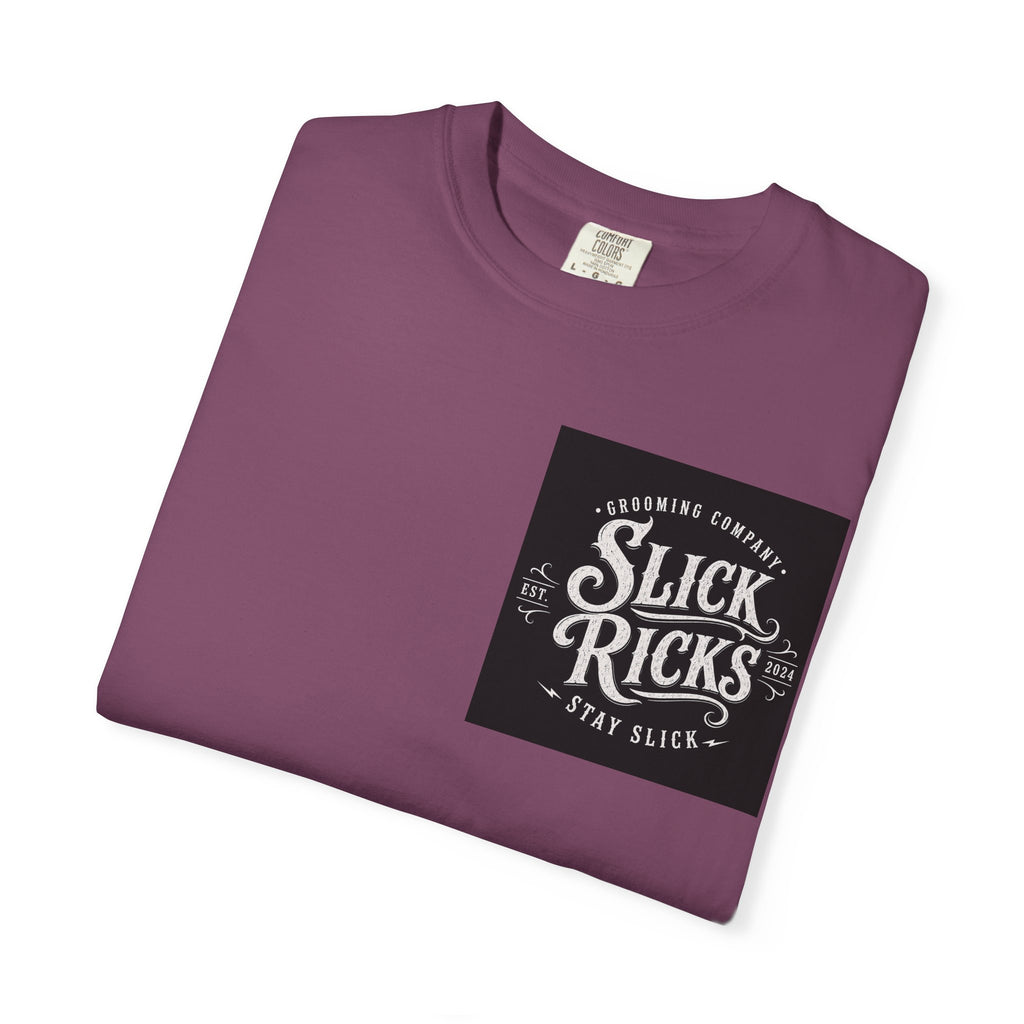 Slick Ricks Black Cat T-Shirt — Vintage Barber/Grooming Graphic Tee