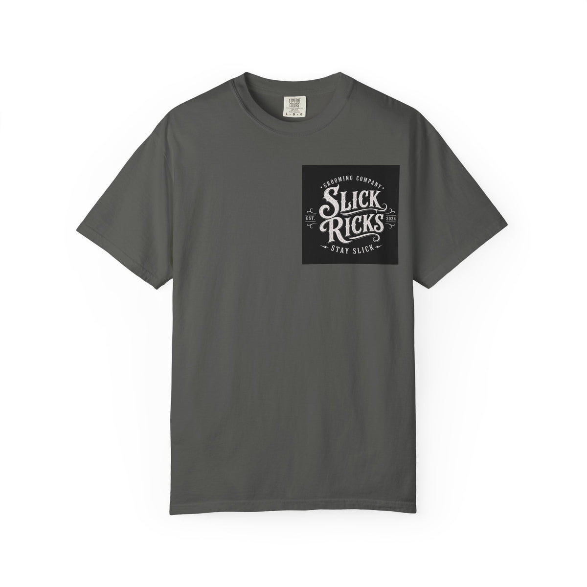 Slick Ricks Black Cat T-Shirt — Vintage Barber/Grooming Graphic Tee