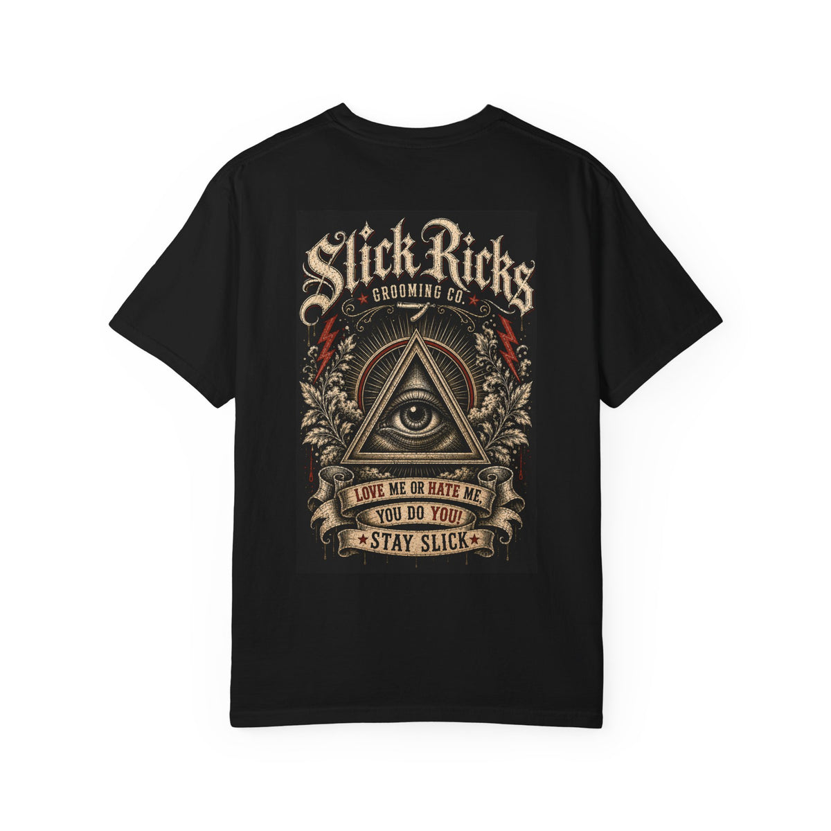 Graphic T-Shirt — "Slick Ricks ever seeing eye”