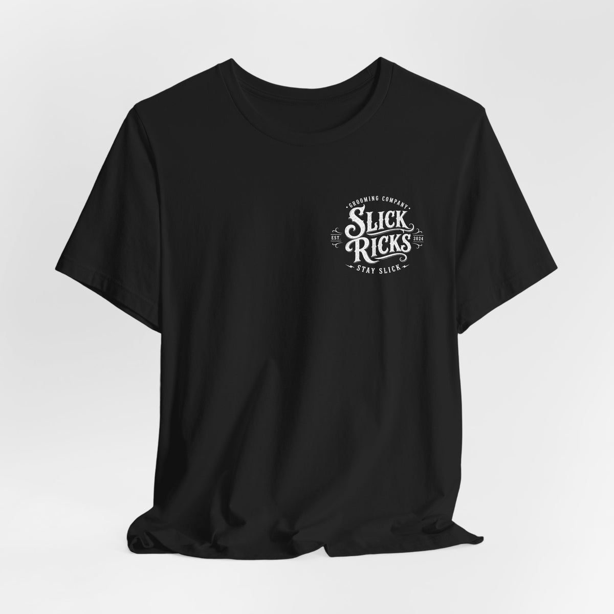 Copy of Slick Ricks Barber Pole Shirt | Vintage Barbershop Graphic Tee