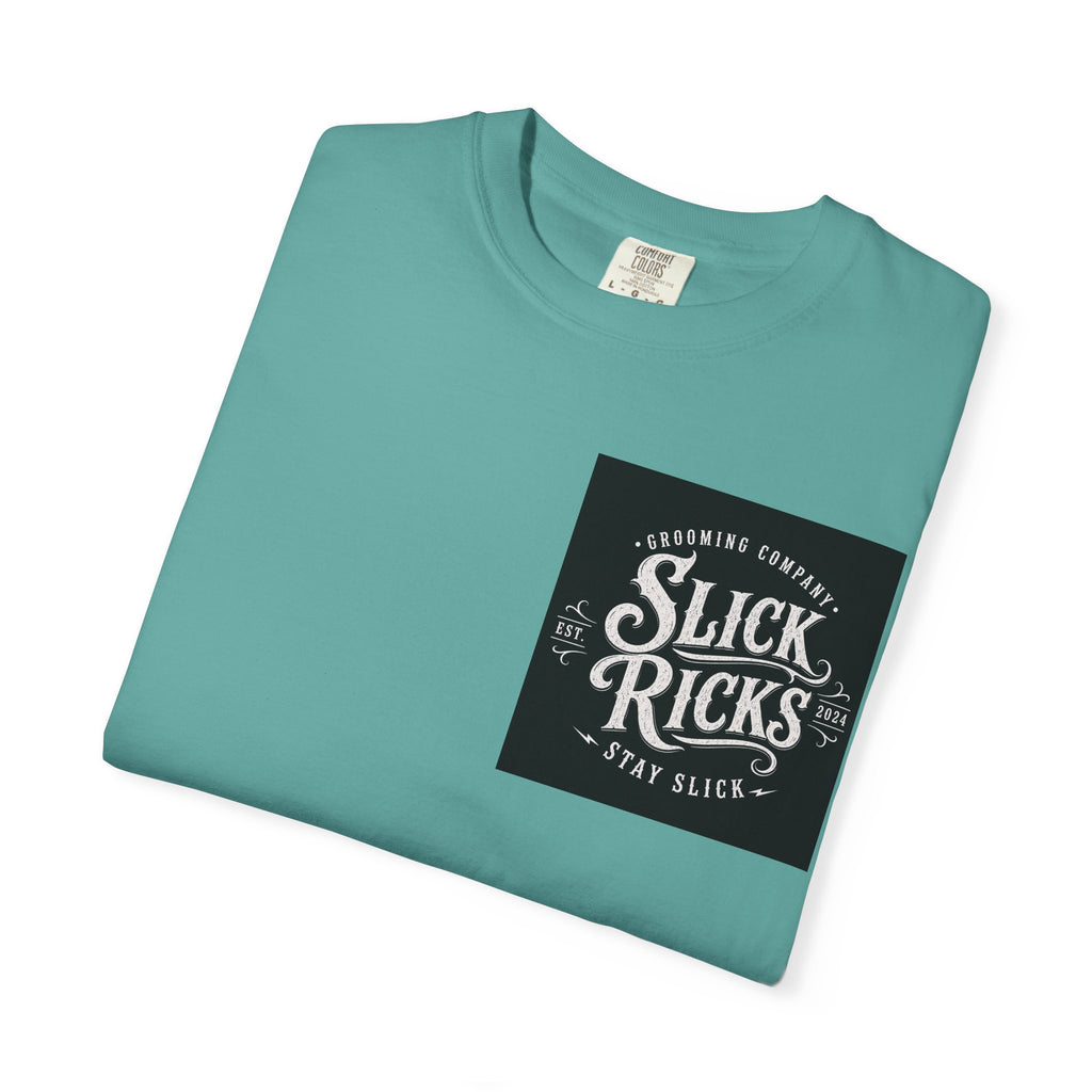 Slick Ricks Black Cat T-Shirt — Vintage Barber/Grooming Graphic Tee