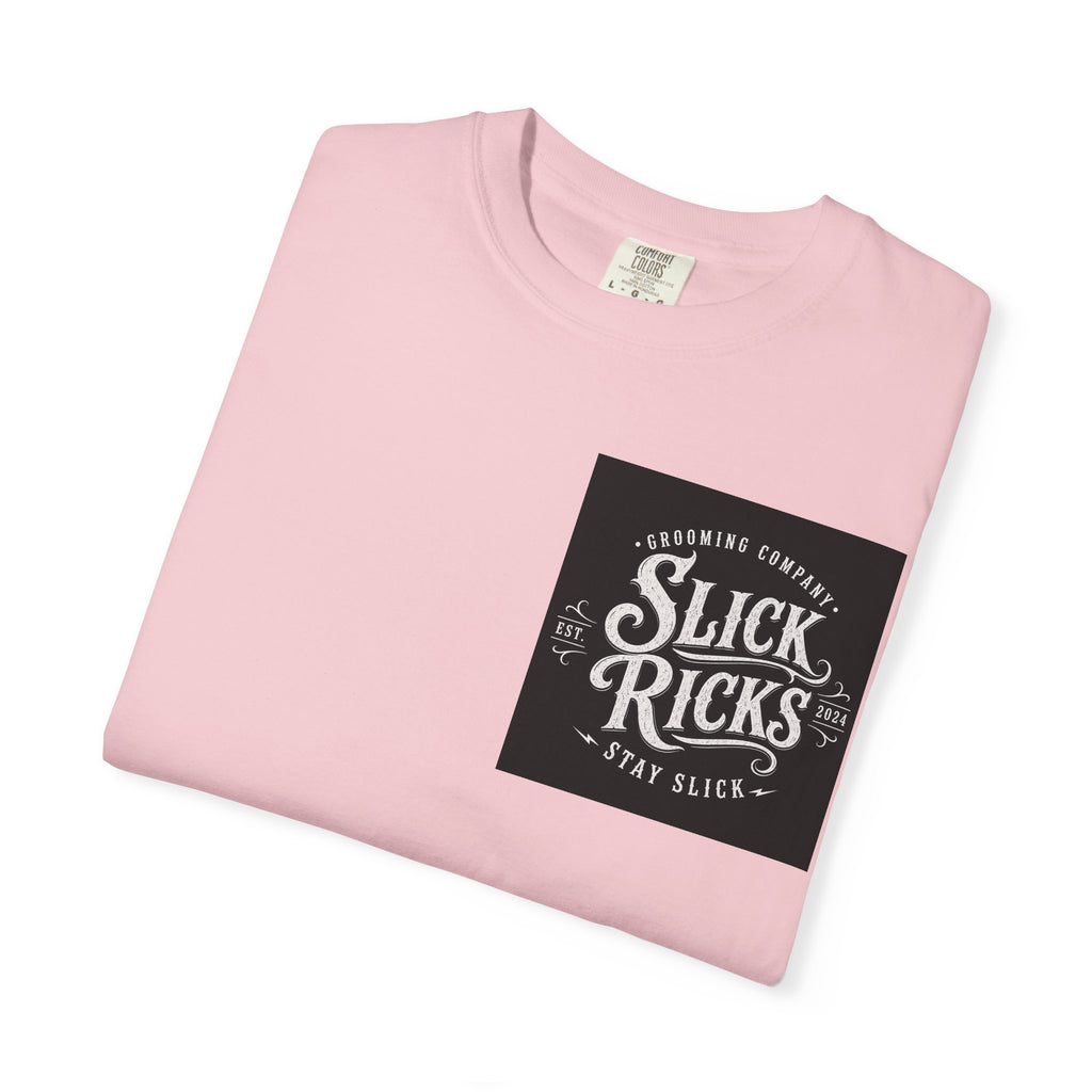 Slick Ricks Black Cat T-Shirt — Vintage Barber/Grooming Graphic Tee