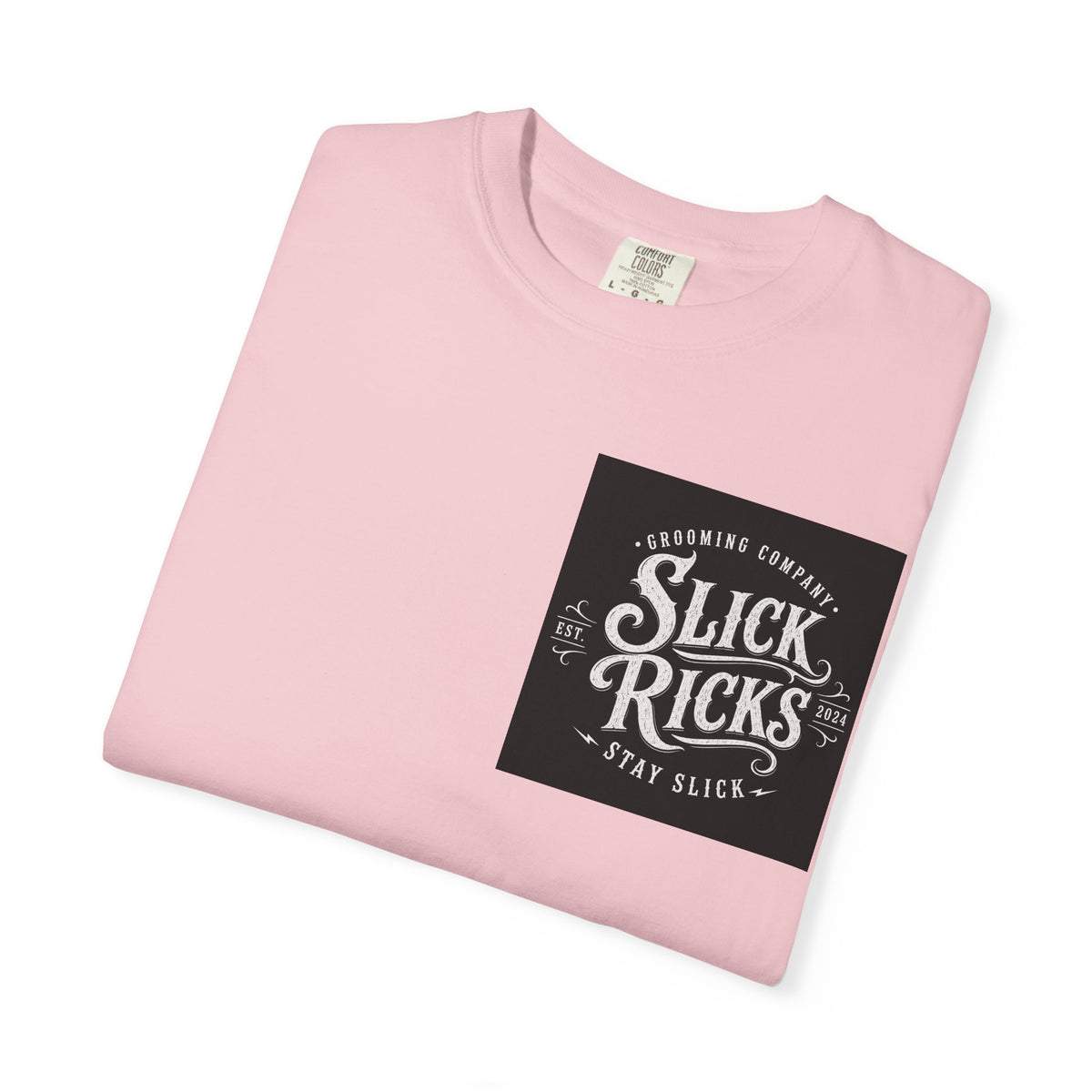 Slick Ricks Black Cat T-Shirt — Vintage Barber/Grooming Graphic Tee