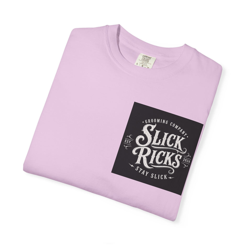 Slick Ricks Black Cat T-Shirt — Vintage Barber/Grooming Graphic Tee