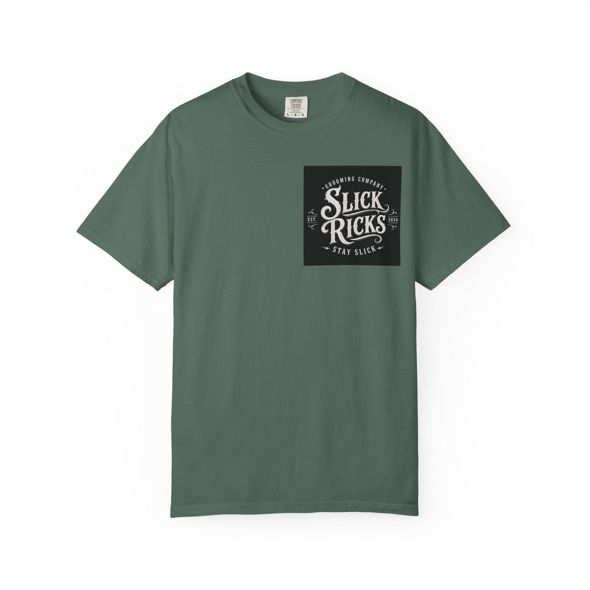 Slick Ricks Black Cat T-Shirt — Vintage Barber/Grooming Graphic Tee
